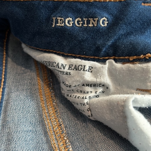 AMERICAN EAGLE 🦅 SUPER STRETCH X / JEGGINGS size 10/ long - Picture 14 of 14